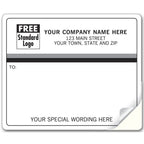 3796 Mailing Labels Laser Inkjet with Black Gray Stripes 4 x 3 1/3"