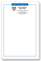 3823 From the Desk of Personalized Notepads Large 5 1/2 x 8 1/2"