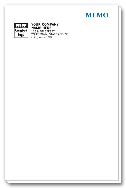 3825 MEMO Personalized Notepads Large...