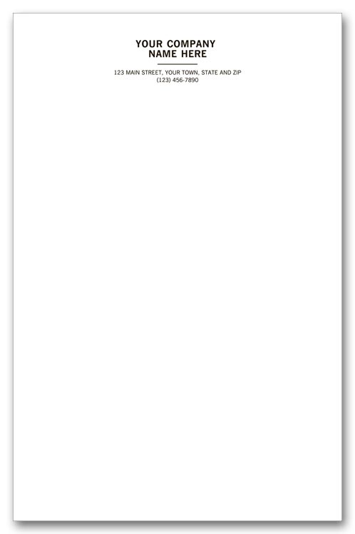 3827 Personalized Notepads Letterhead Format...
