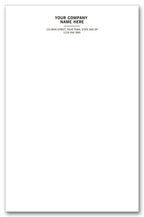 3827 Personalized Notepads Letterhead Format Large 5 1/2 x 8 1/2"