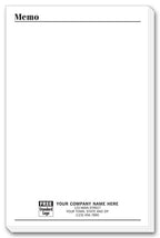 3851 Personalized Notepads with Bottom Imprint Large 5 1/2 x 8 1/2"
