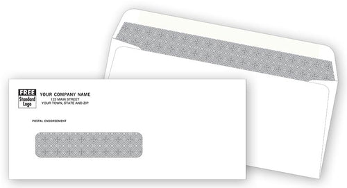 39024 Single Window Envelopes 8 5/8 x 3 5/8"