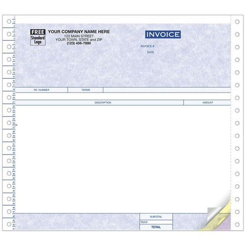 40095G Continuous Invoice Parchment 8 1/2 x 7"
