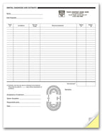 4053 Dental Diagnosis and Estimate Forms 2 Part 8 1/2 x 11"