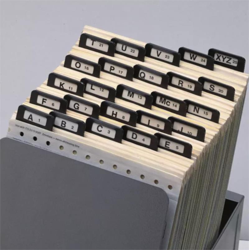 44 A-Z Index Guides Metal...