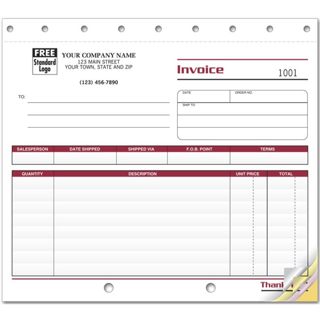 4550 Shipping Invoices Small Image...