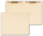 45551 End Tab Full Pocket Manila Folder 11 pt Two Fastener 9 1/2 x 12 1/4"