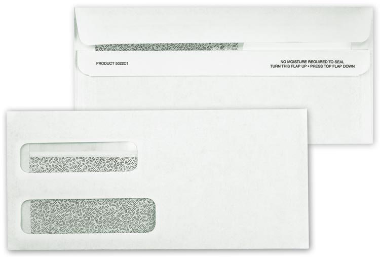 5022C Double Window Confidential Self...