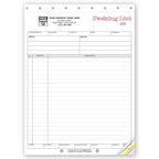 5060 Packing Lists Large Carbonless 8 1/2 x 11"