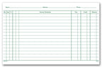 507 Patient Account Records 2 Sided White Ledger 7 3/4 x 5"