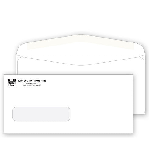 5086 Single Window Envelopes 9...
