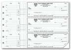 53220N Side Tear Voucher 3 On A Page Business Size Checks 12 15/16 x 9"