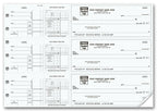 53226N 3 On A Page Payroll & Disbursement Check Side Tear Vouchers 12 15/16 x 9"