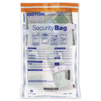 53853-BULK Single Pocket Deposit Bag Clear 10 x 15" QTY 500