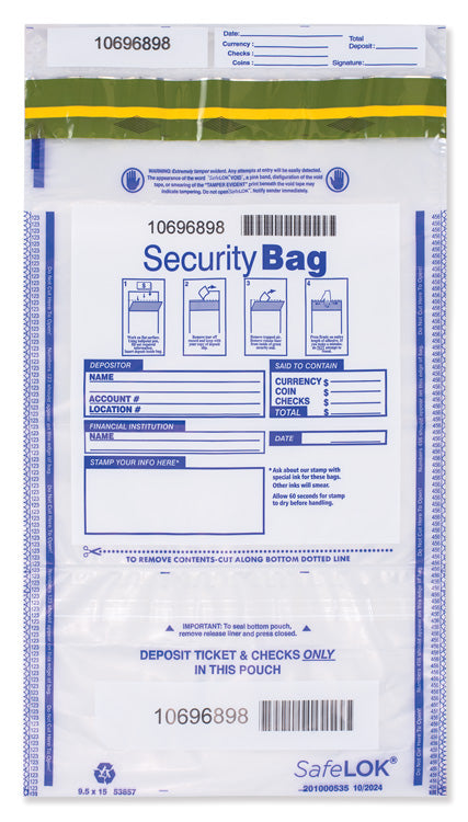 53857 Dual Pocket Deposit Bag...