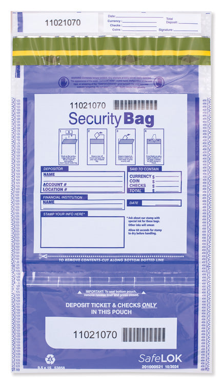 53858 Dual Pocket Deposit Bag...