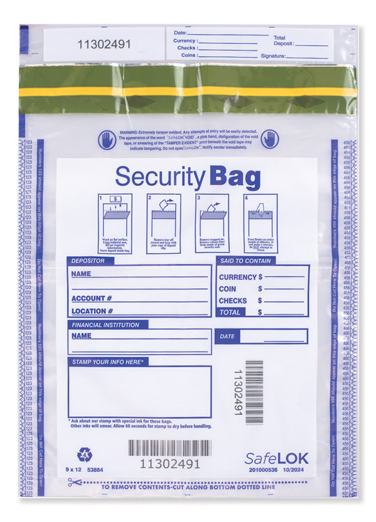 53884 Dual Pocket Deposit Bag...