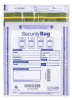 53884 Dual Pocket Deposit Bag Clear 9 x 12"