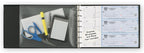 54255N 7 Ring Binder for 3 On A Page Checks 14 3/16 x 9 5/8"
