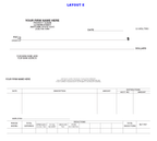 55202N Voucher Draft Set Check 8 3/8 x 3 3/8"