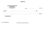 55202N Voucher Draft Set Check 8 3/8 x 3 3/8"