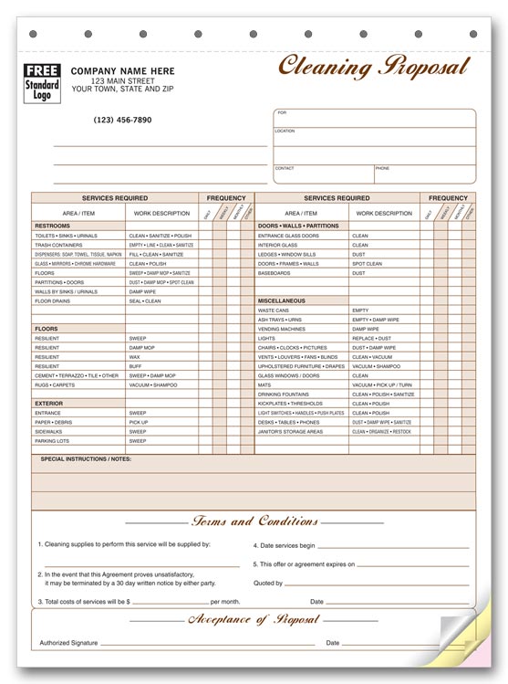5521 Cleaning Service Proposal with...