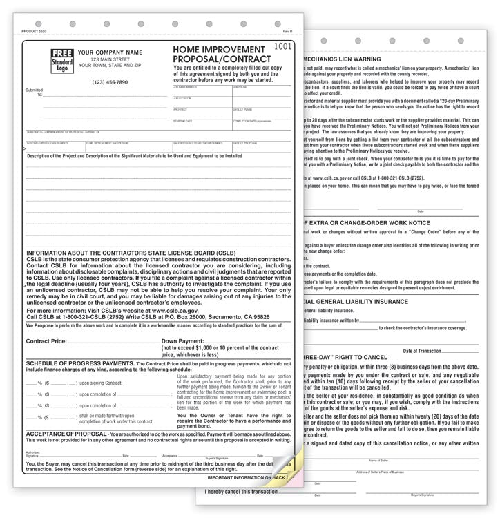 5550 Proposals California State 8...