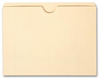 5554 Manila File Pocket 11 pt No expansion 9 1/2 x 12 1/4"