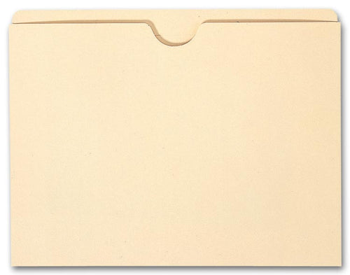 5554 Manila File Pocket 11 pt No expansion 9 1/2 x 12 1/4"