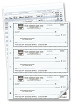 56500N 3 On A Page Compact Size Duplicate Checks with Register 6 x 2 3/4"