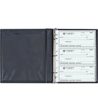 56501N 3 Ring Duplicate Deskbook Check Cover 7 7/8 x 9 1/8"