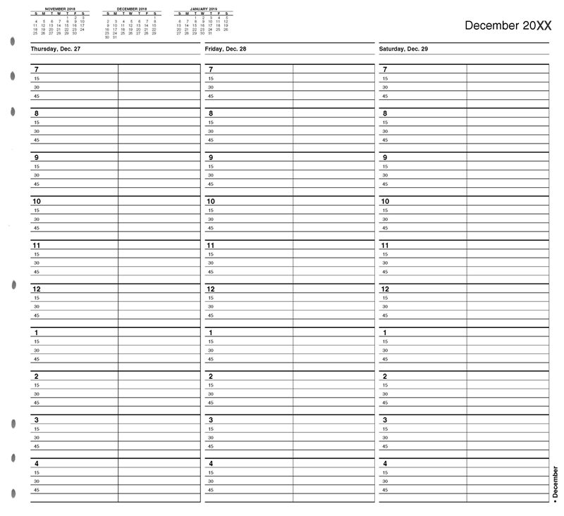 TIME22 TIMESCAN 2 Column Looseleaf...