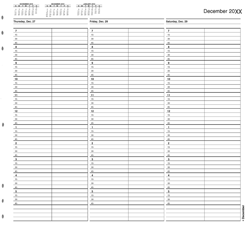 TIME26 TIMESCAN 2 Column Looseleaf...