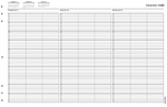 TIME54 TimeScan 3 Column Looseleaf Pages 10 Minute Interval 8am-6pm 17 x 11