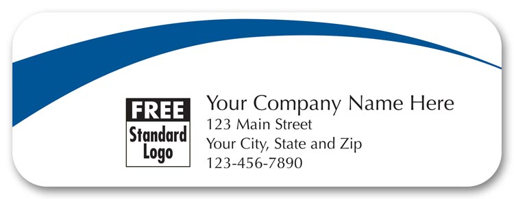 58117 Rectangular Label on White...