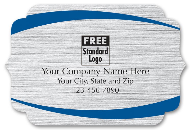 58127 Bracket Label on Brushed...