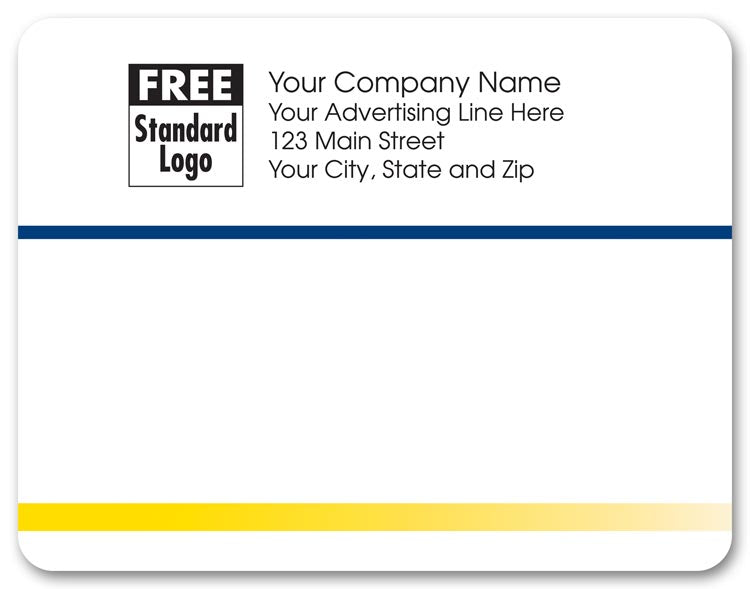 58229 Rectangular Mailing Label w/Navy...