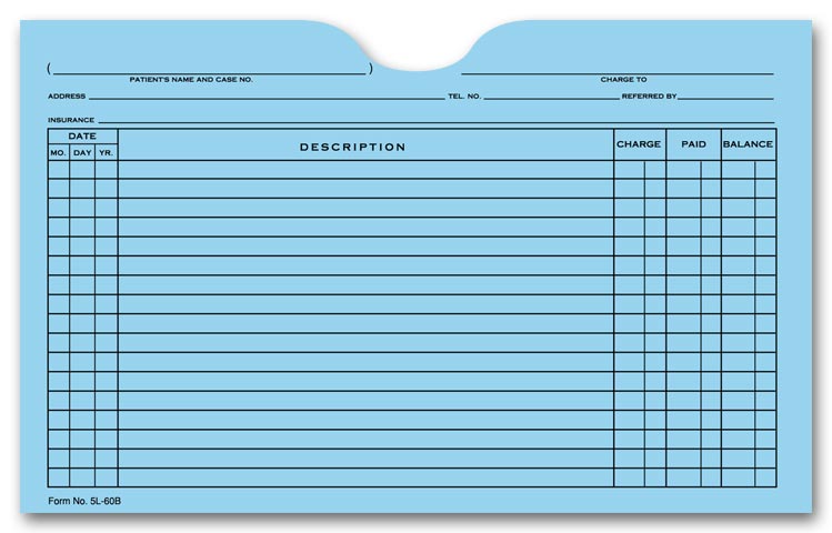 5L60B Printed Card File Pocket...