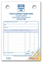 609 Multi Purpose Register Forms Classic Design Small Format 4 x 6"
