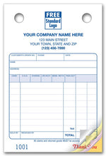 609 Multi Purpose Register Forms Classic Design Small Format 4 x 6