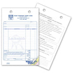 619 Locksmith Register Forms Large Classic 5 1/2 x 8 1/2"