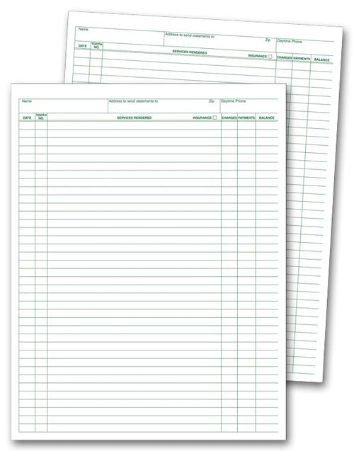 6263 Service & Account Records 8 1/2 x 11"