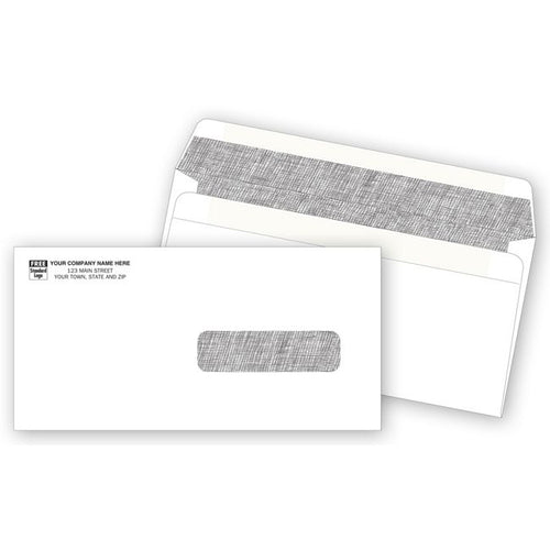 6273 Single Window Confidential Claim Form Self Seal Envelope 9 x 4 1/2"