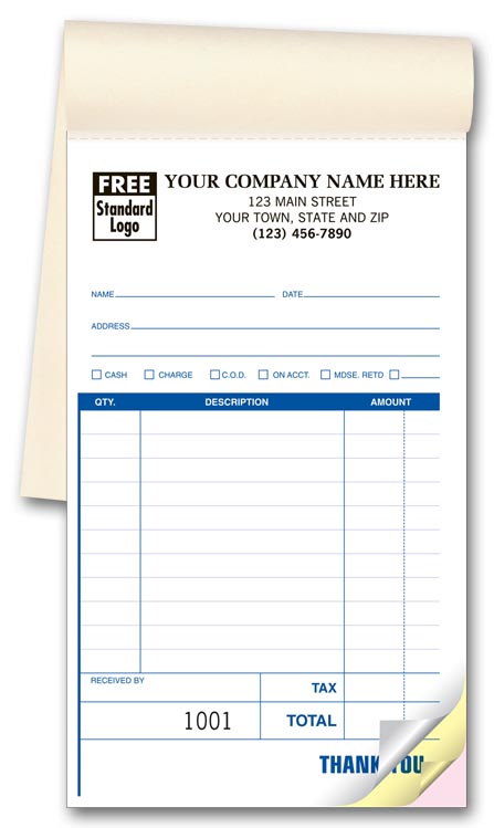63 High Impact Medium Sales Books 4 1/4 x 7"