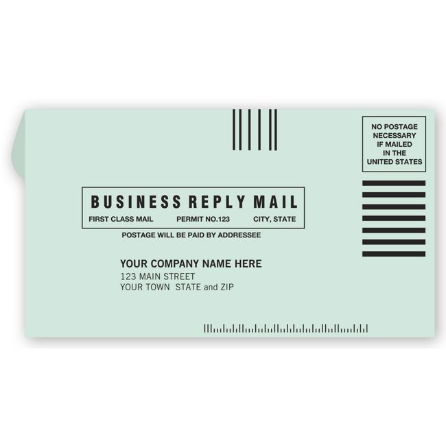 634BR #6 3/4 Business Reply...