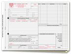 6510 Small Engine Motorcycle Repair Orders with Carbons 11 x 8 1/2"