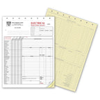 6520 Electrical Work Orders with Checklist 8 1/2 x 11"