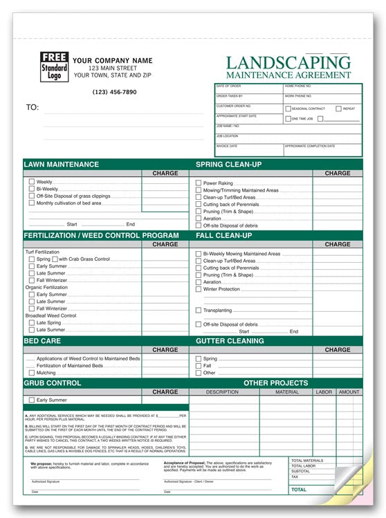 6523 Landscaping Maintenance Agreements 8...