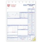 6531 Service Orders HVAC w/Checklist Large Format 8 1/2 x 11"